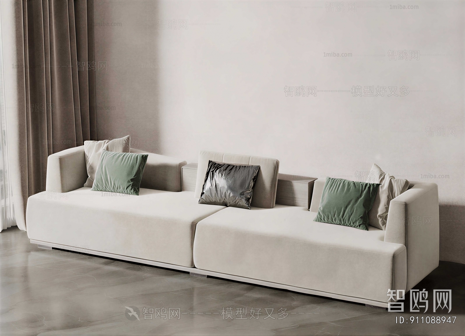 Modern Three-seat Sofa