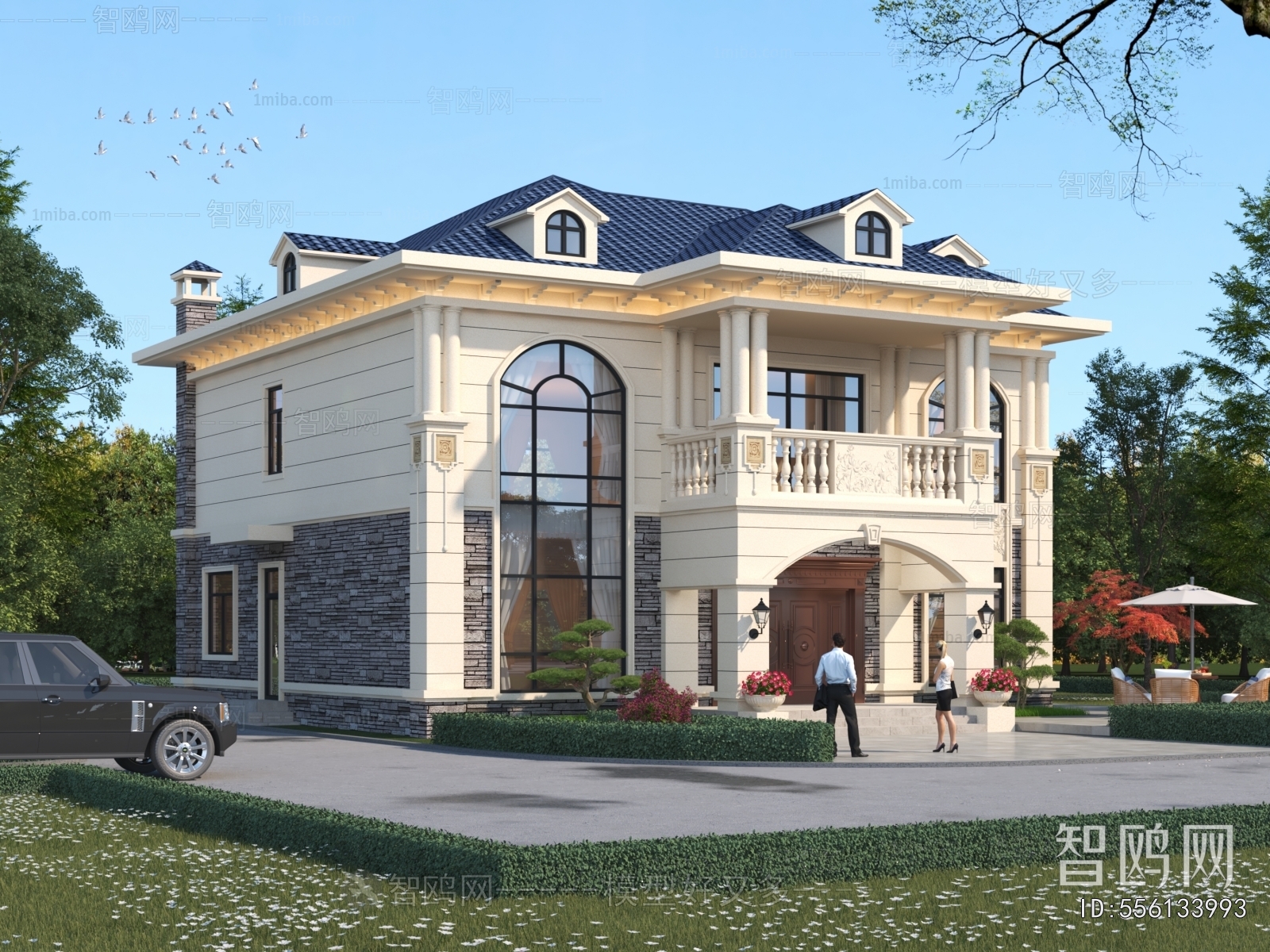 Simple European Style Detached Villa