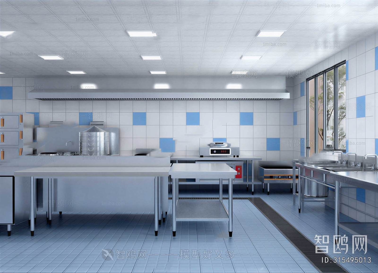 Modern Central Kitchen