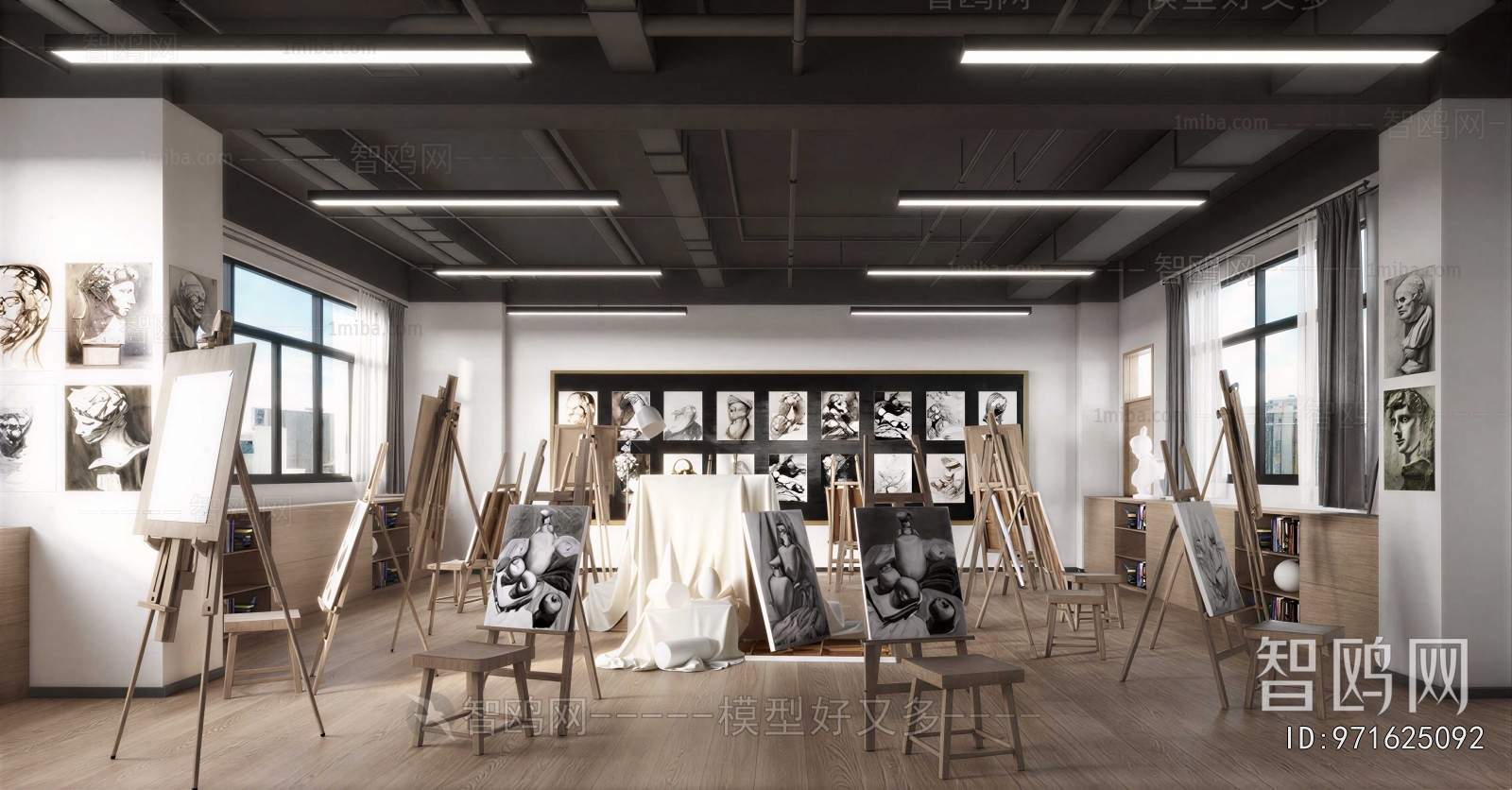 Modern Art Room