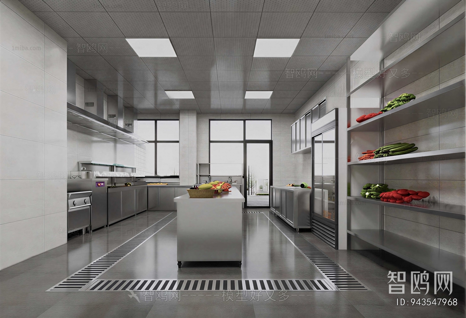 Modern Central Kitchen