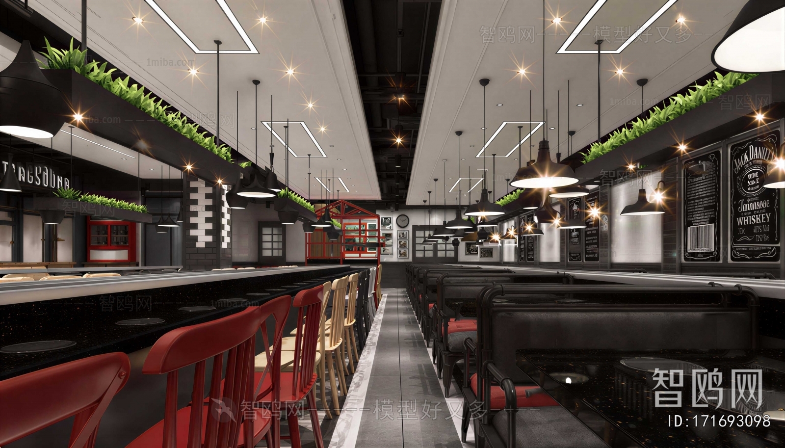 Industrial Style Hot Pot Restaurant