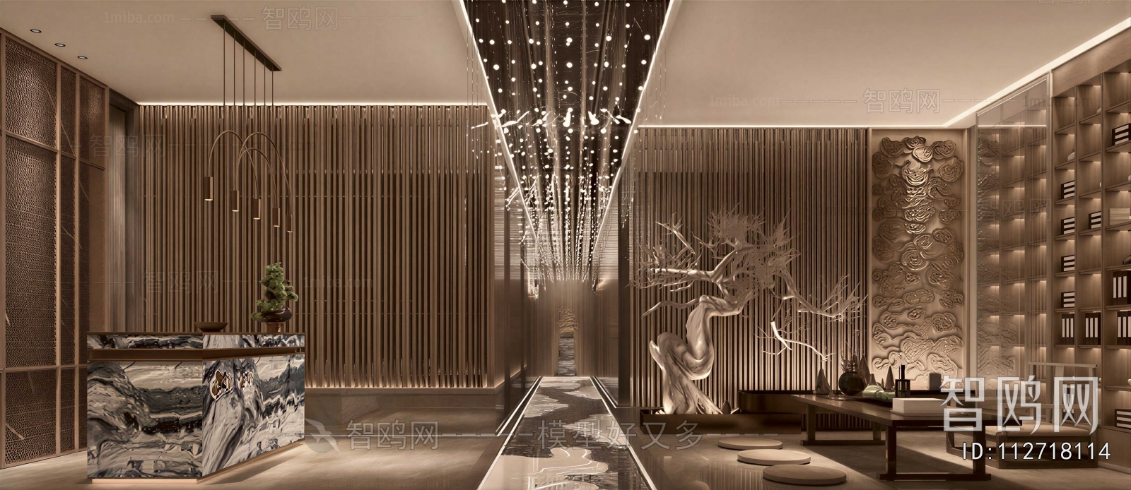 New Chinese Style Lobby Hall