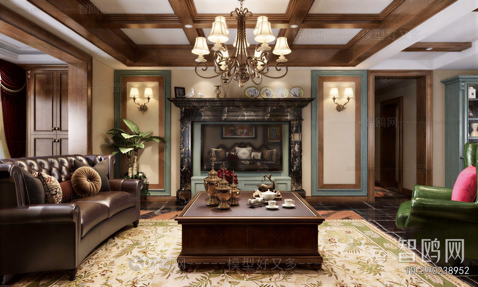 American Style A Living Room