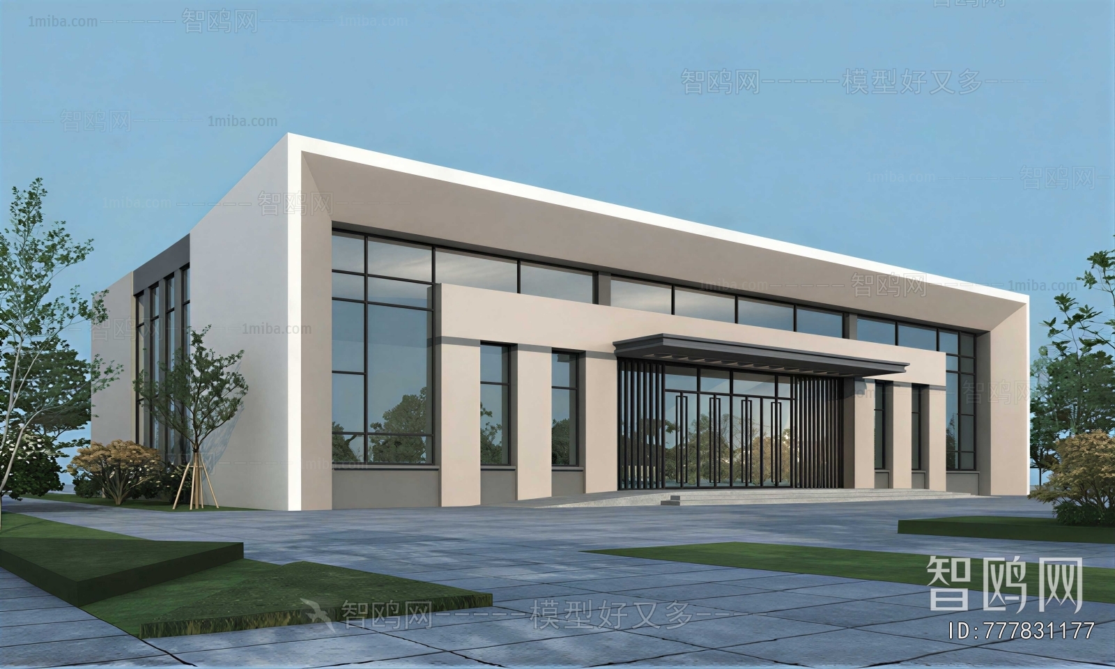 Modern Appearance Of Commercial Building