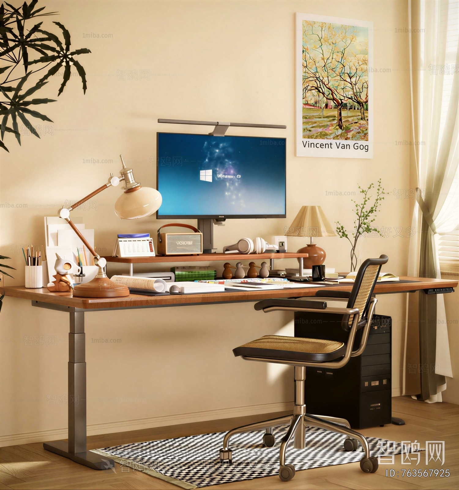 Modern Computer Desk And Chair