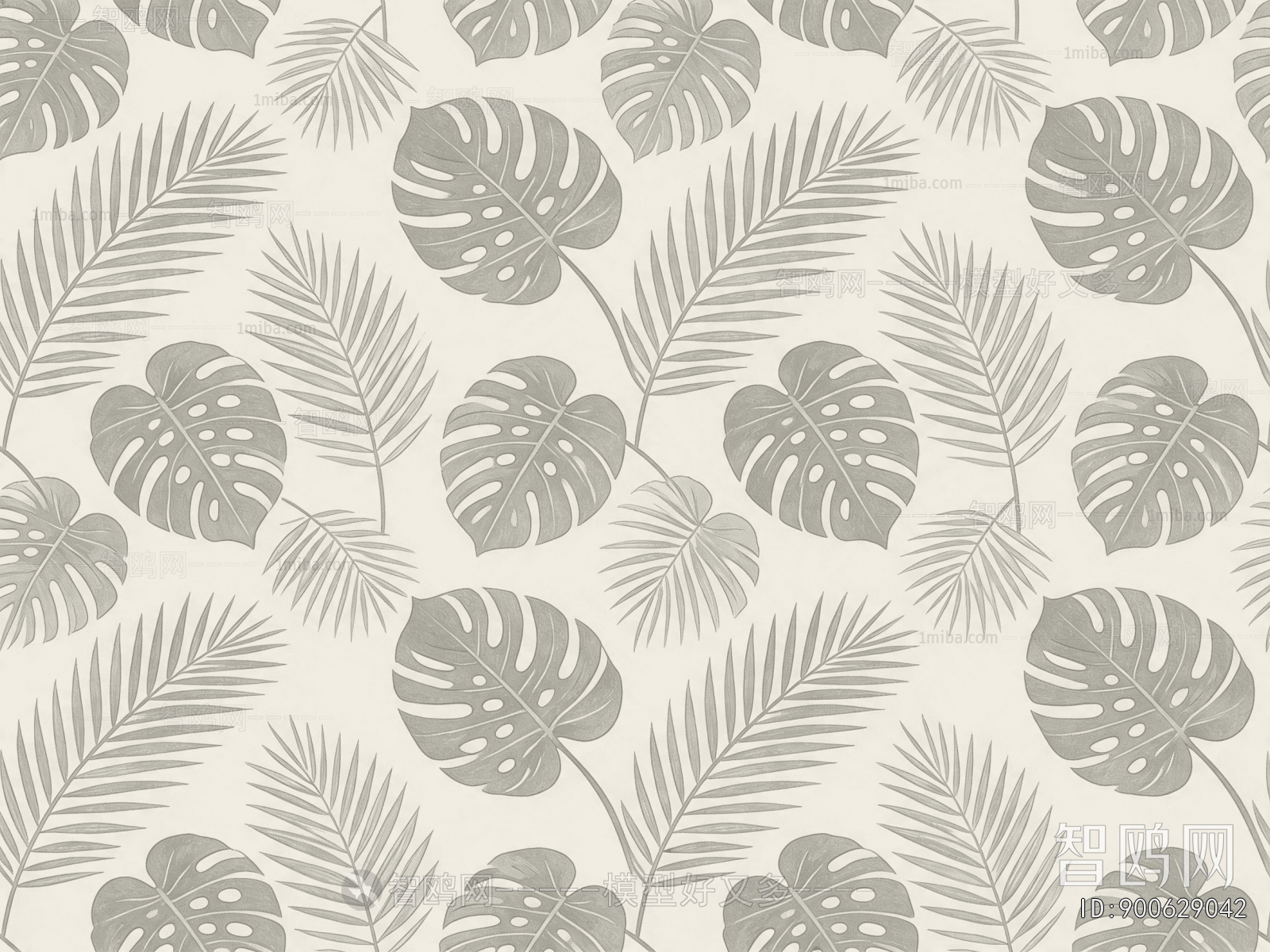 Animal And Plant Pattern Wallpaper
