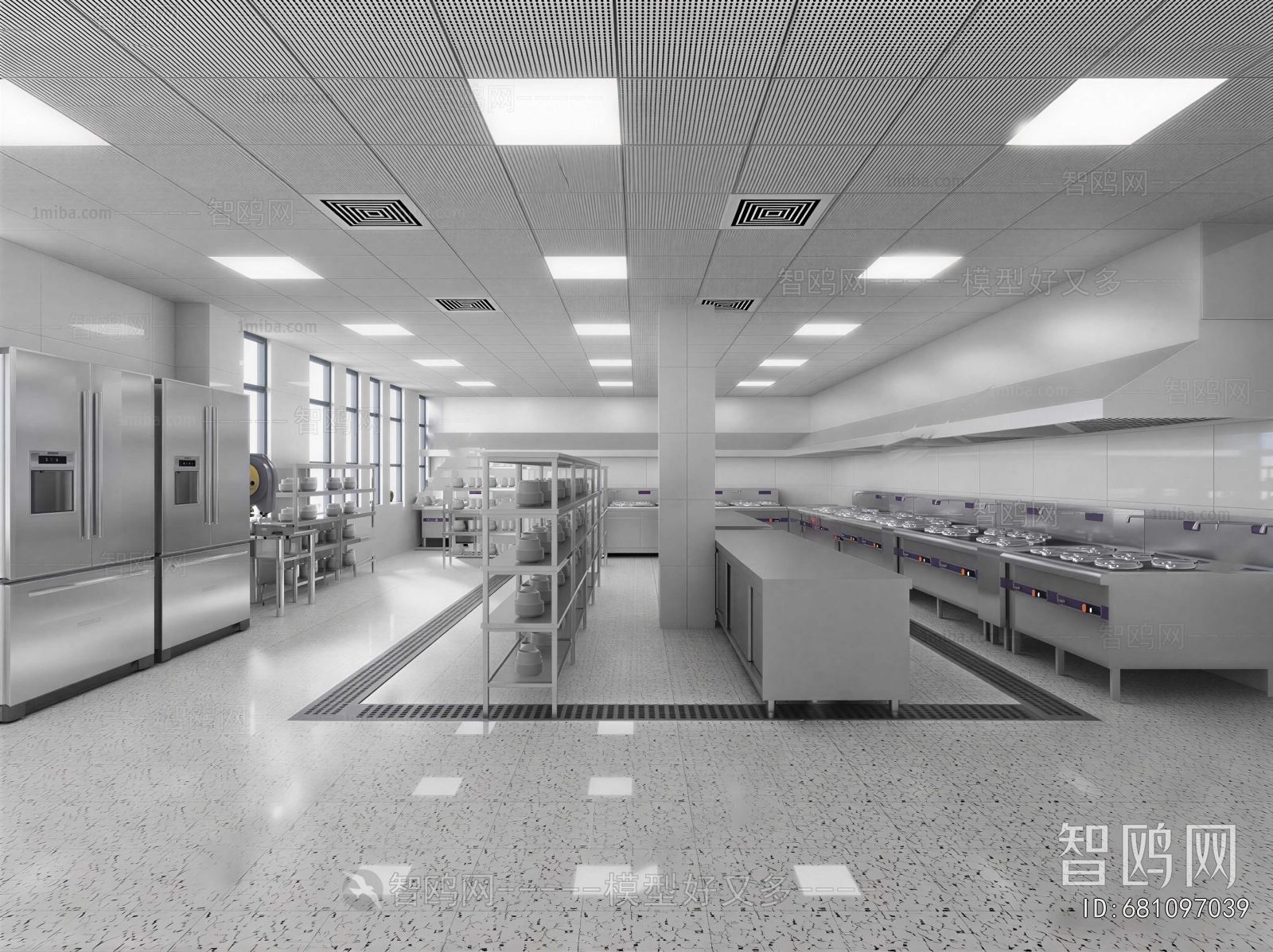 Modern Central Kitchen