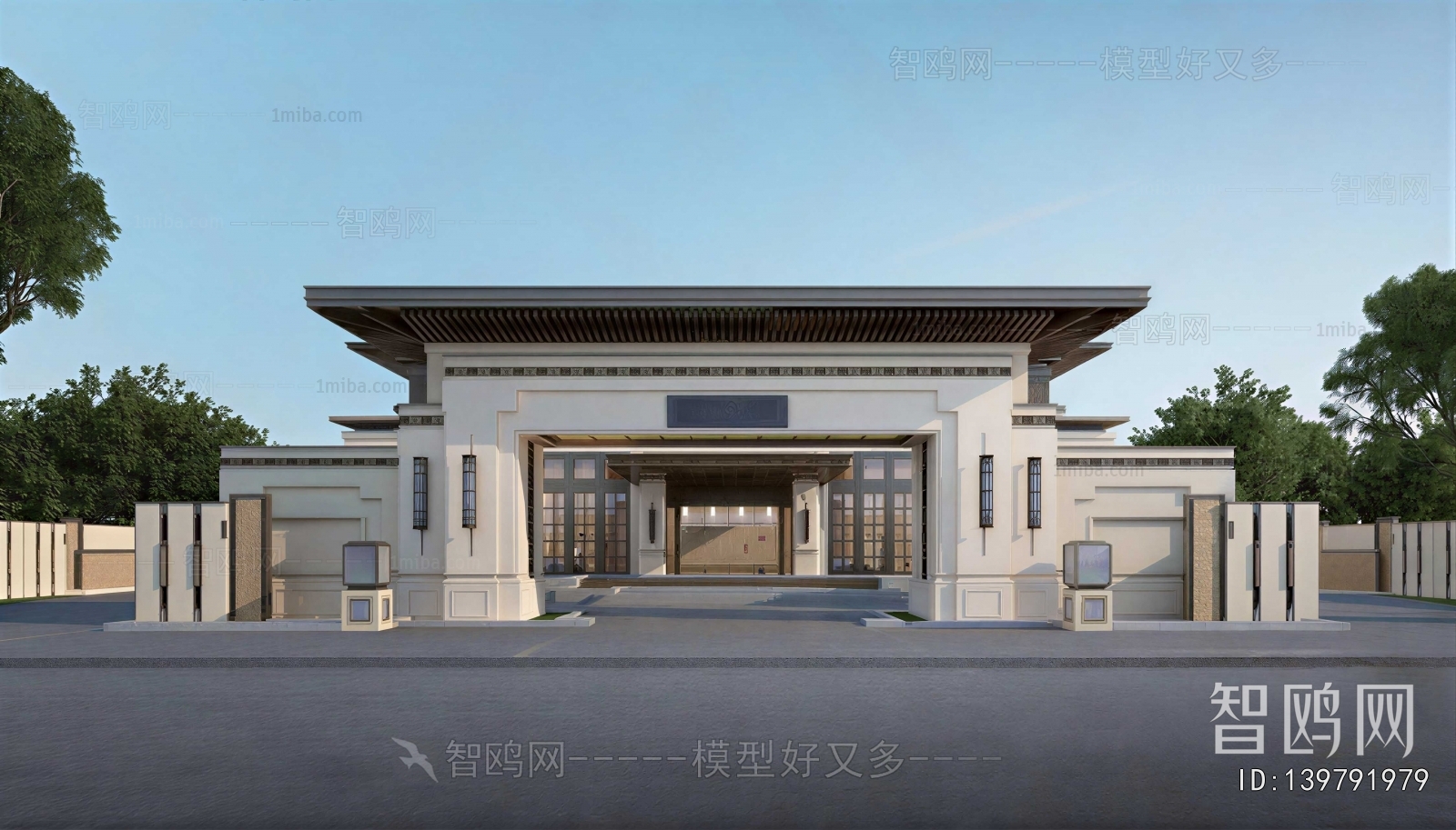New Chinese Style Facade Element