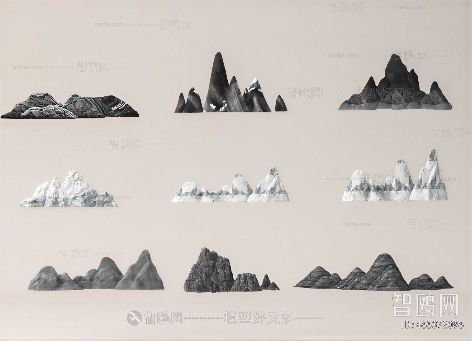 New Chinese Style Rockery Waterscape