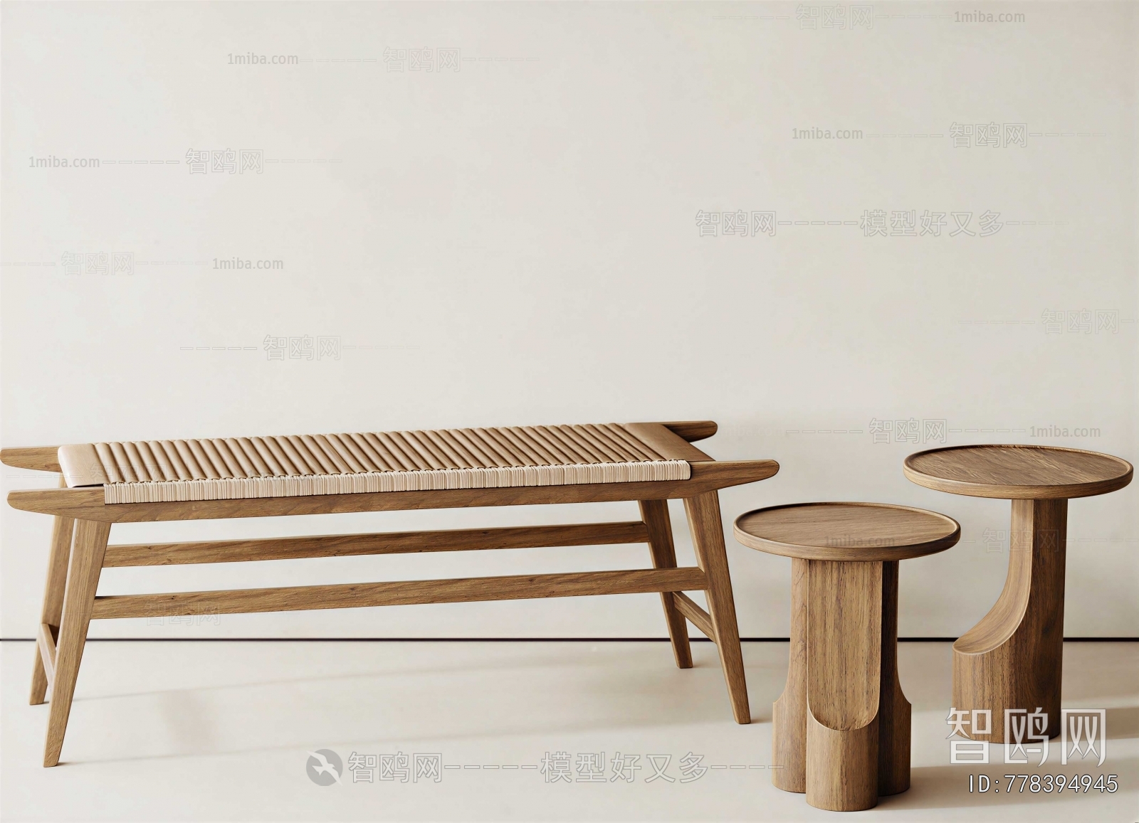 Wabi-sabi Style Stool