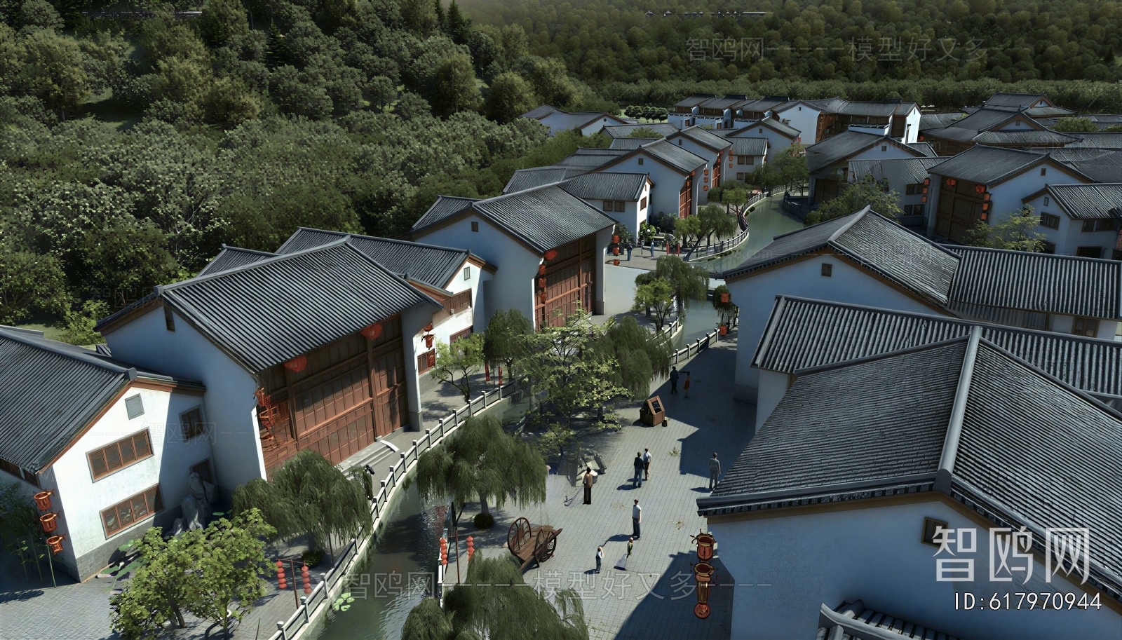 Chinese Style Commercial Street