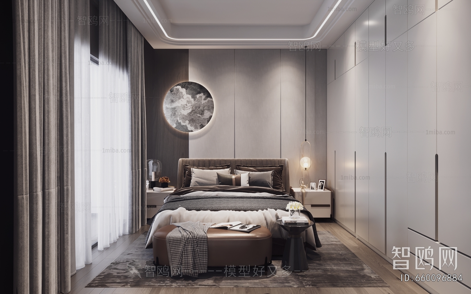 New Chinese Style A Living Room