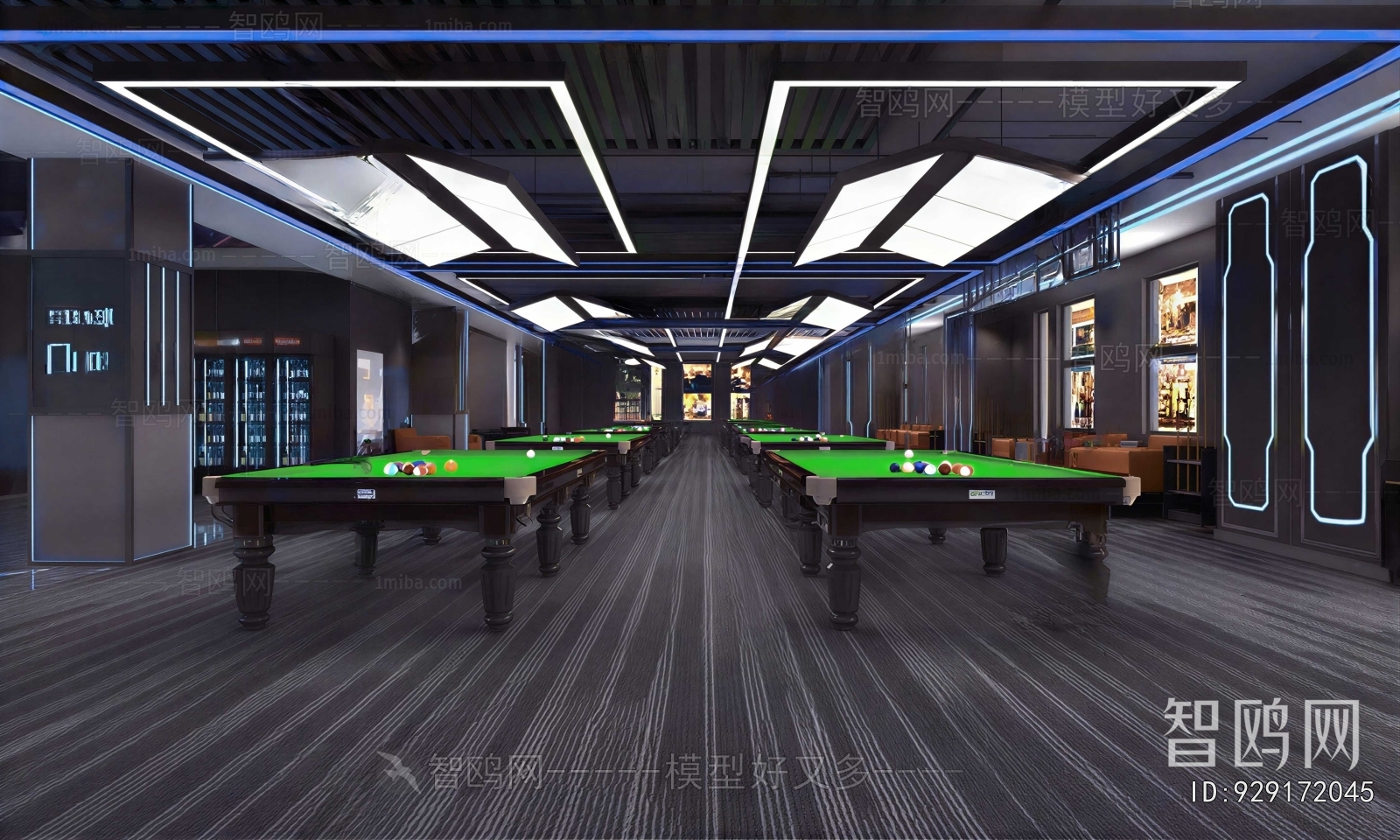 Modern Billiard Room
