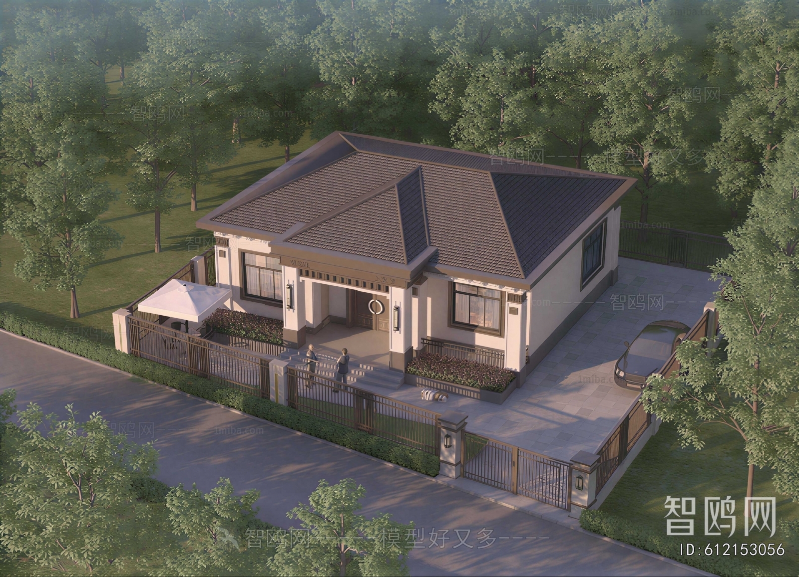 New Chinese Style Detached Villa