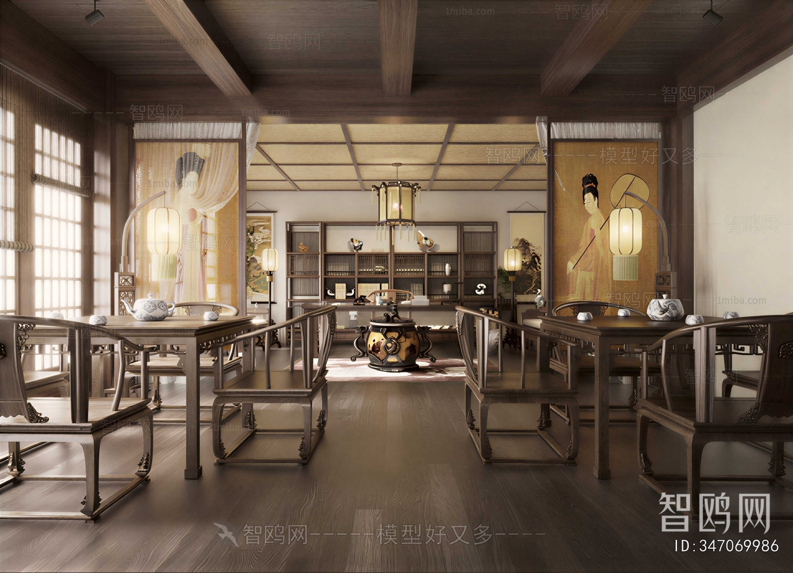 Chinese Style Teahouse Tea House