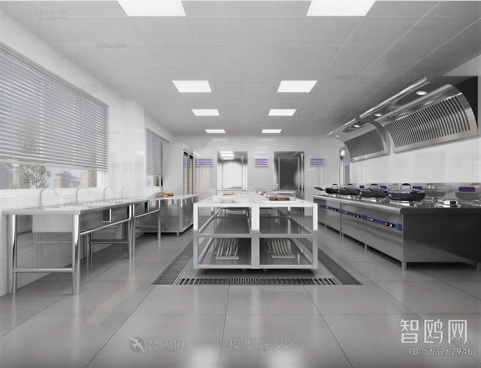 Modern Central Kitchen