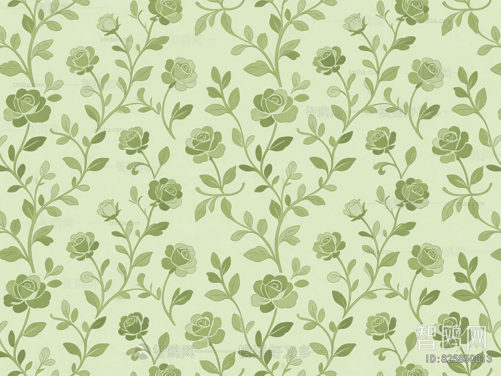 Animal And Plant Pattern Wallpaper
