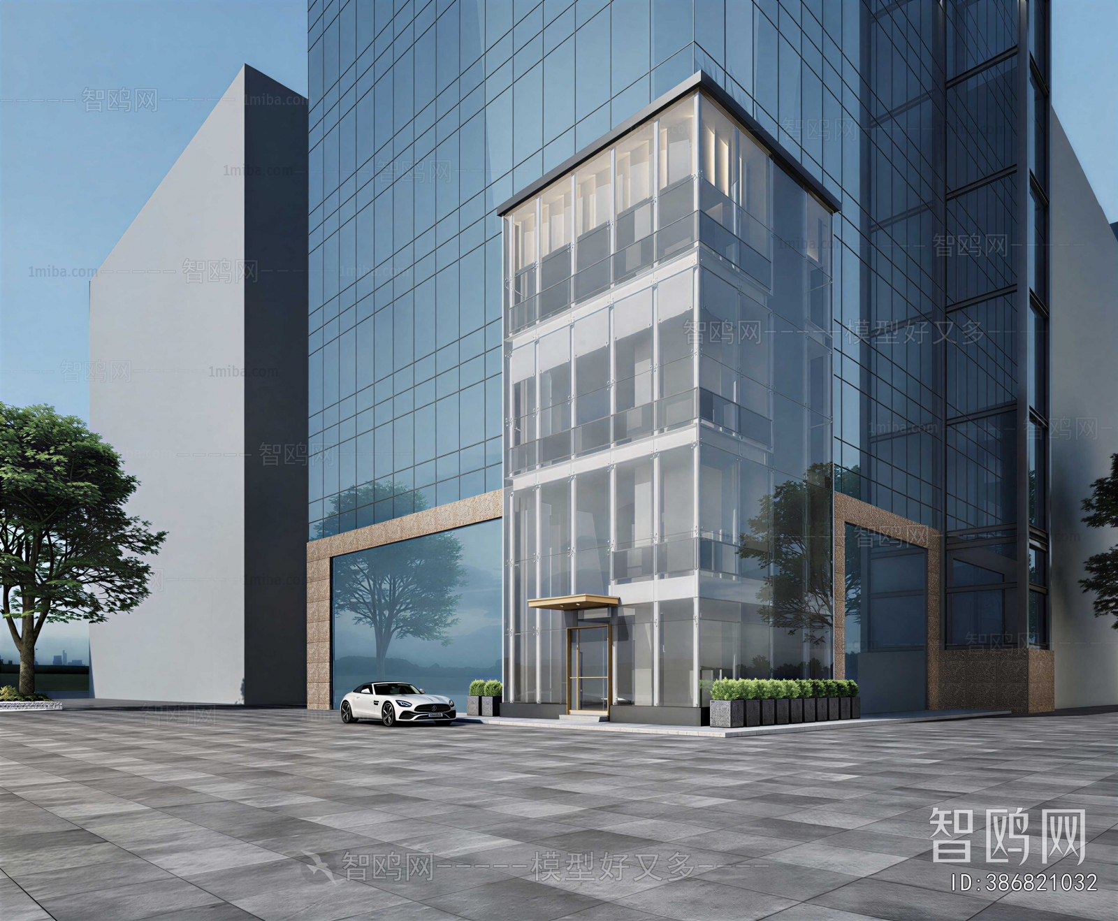 Modern Appearance Of Commercial Building