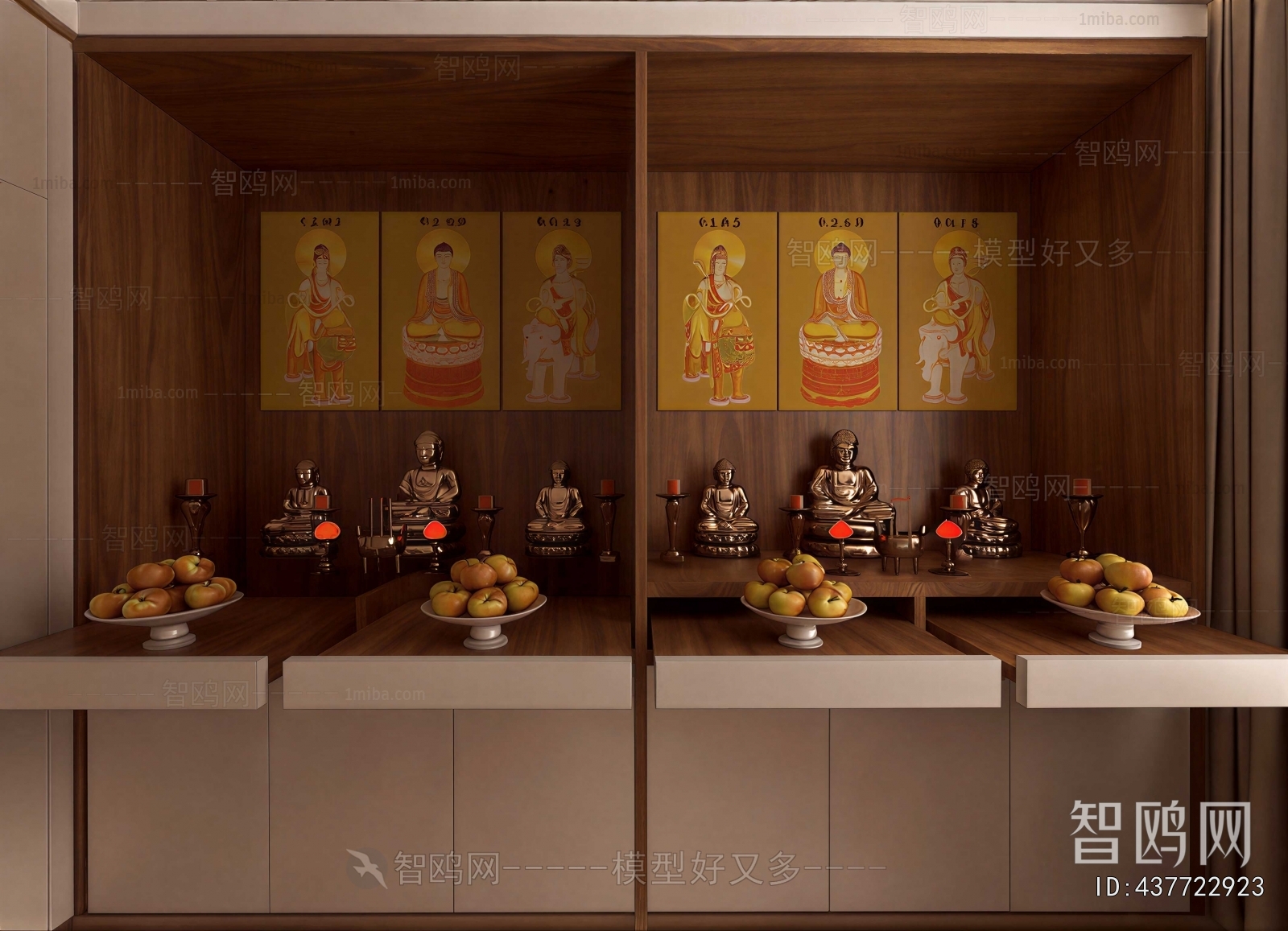 New Chinese Style Buddhist Niche