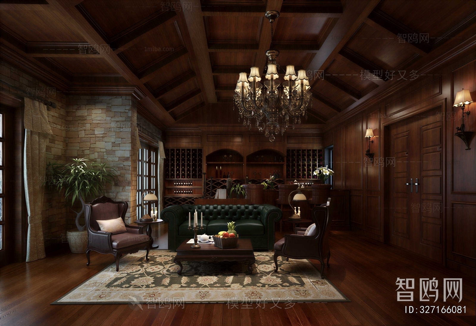American Style A Living Room