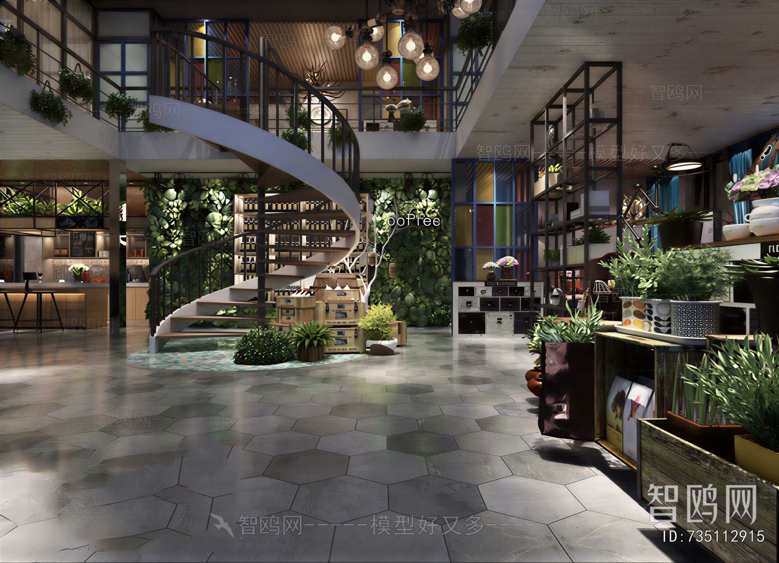 Industrial Style Cafe