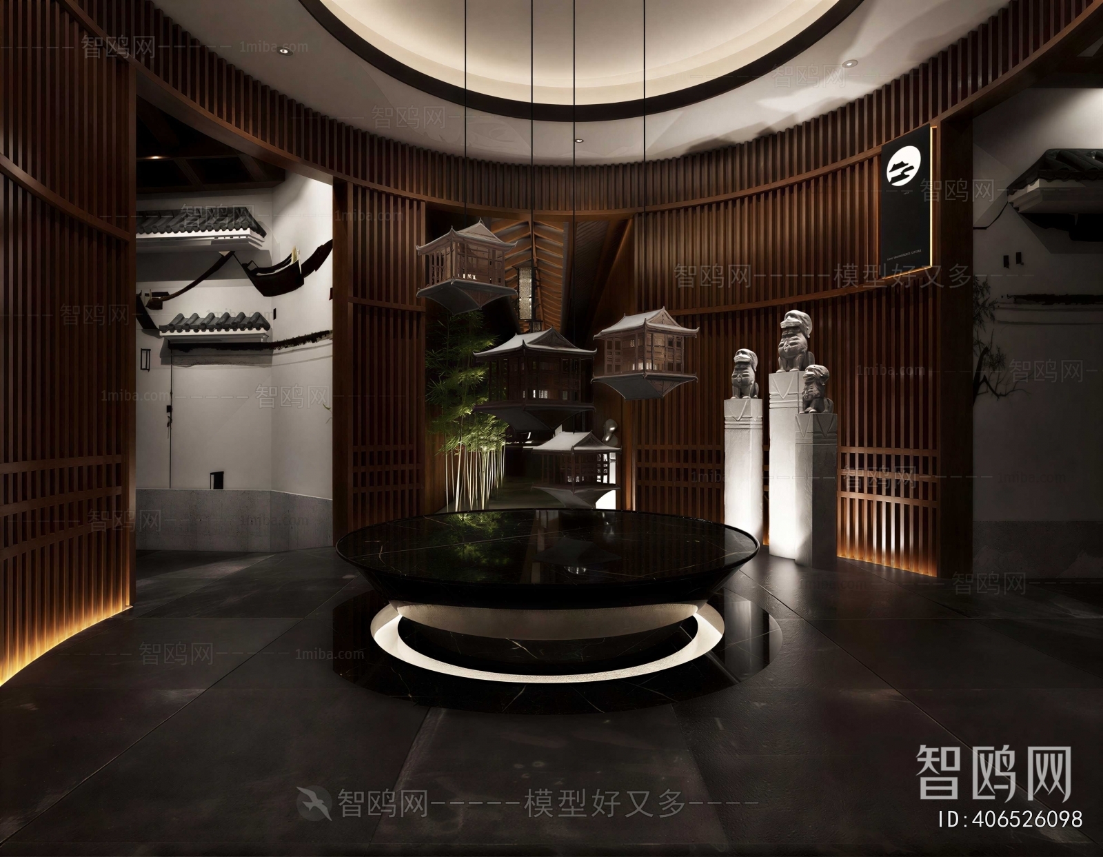 New Chinese Style Lobby Hall