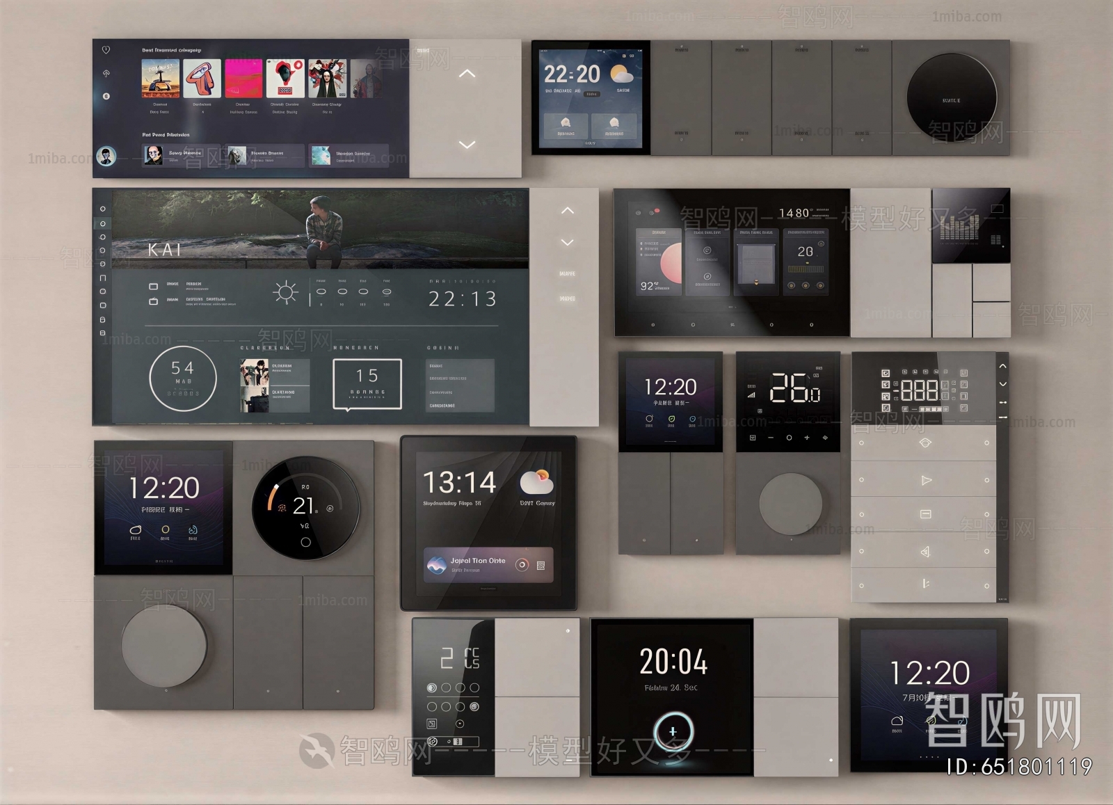 Modern Switch Socket Panel
