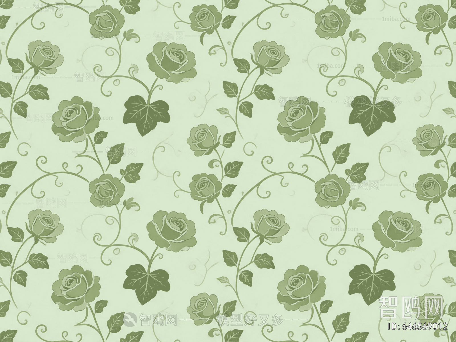 Animal And Plant Pattern Wallpaper