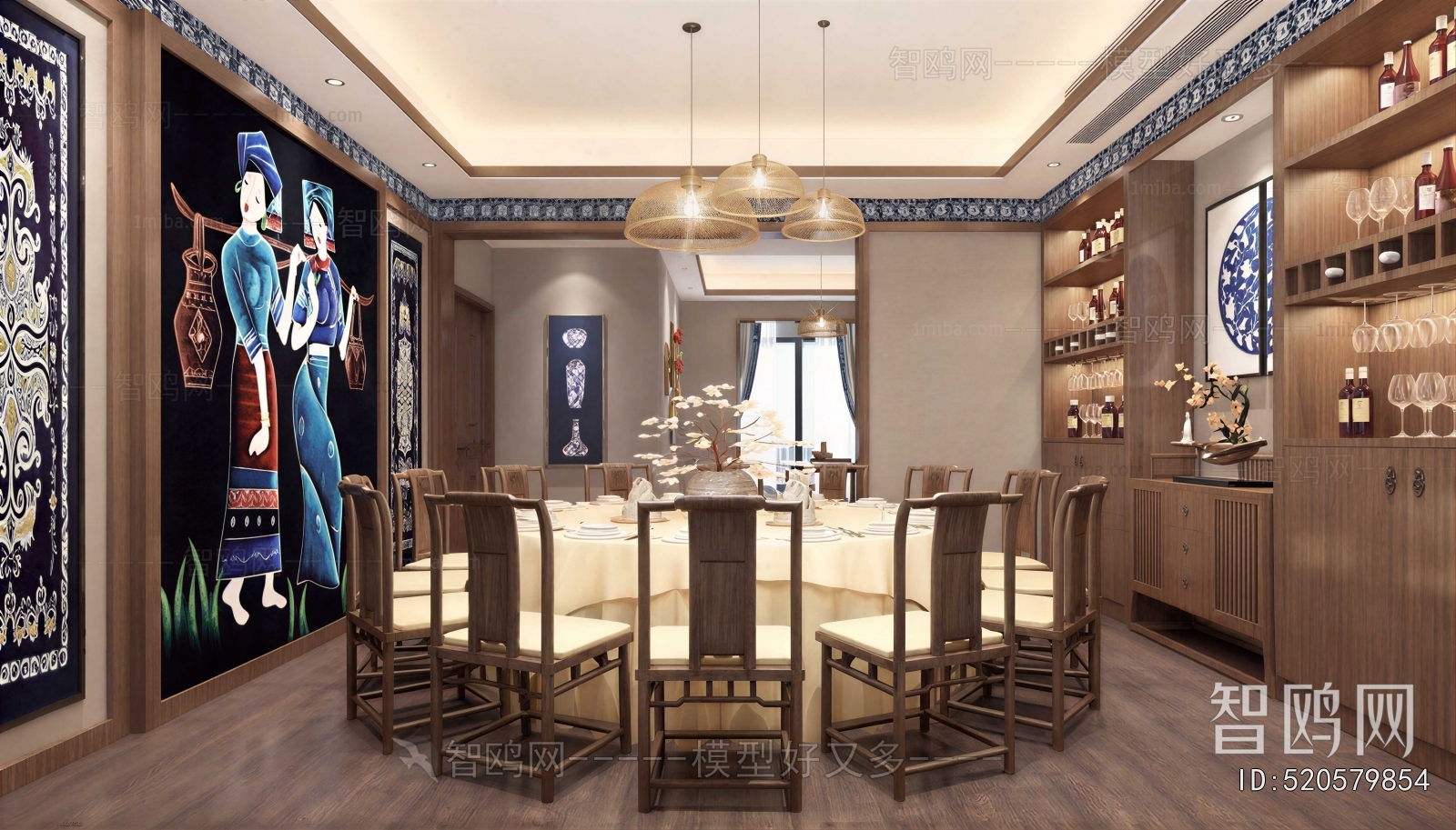 New Chinese Style Restaurant Box