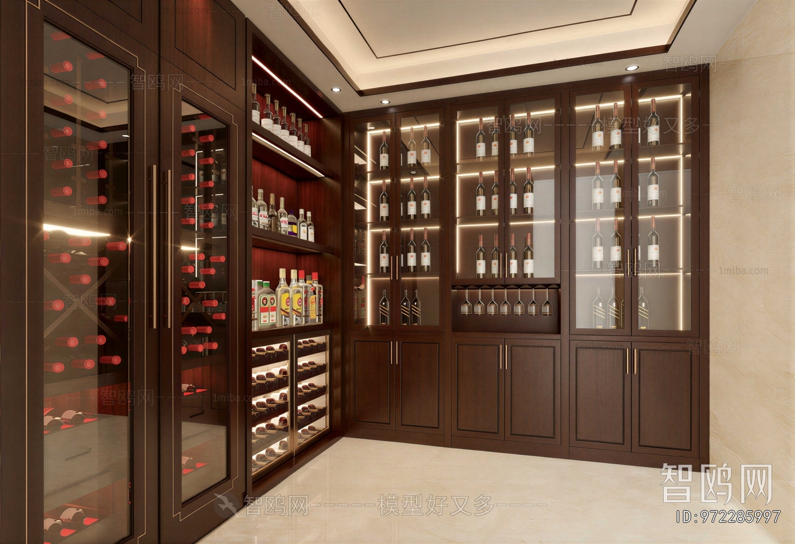 New Chinese Style Wine Cellar/Wine Tasting Room