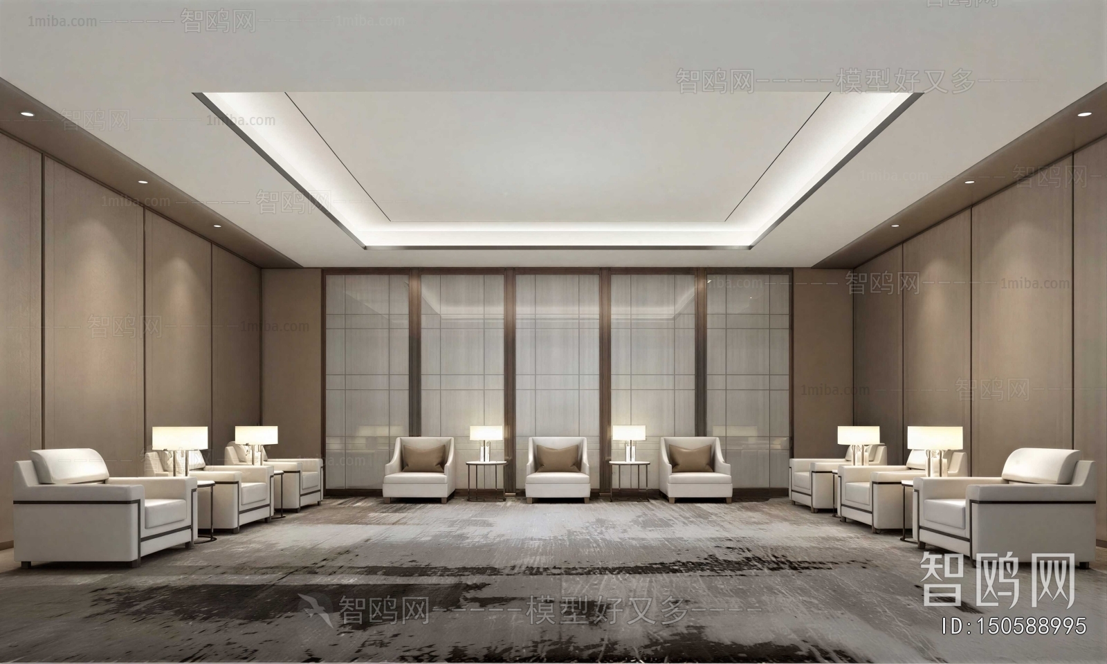 New Chinese Style Reception Room