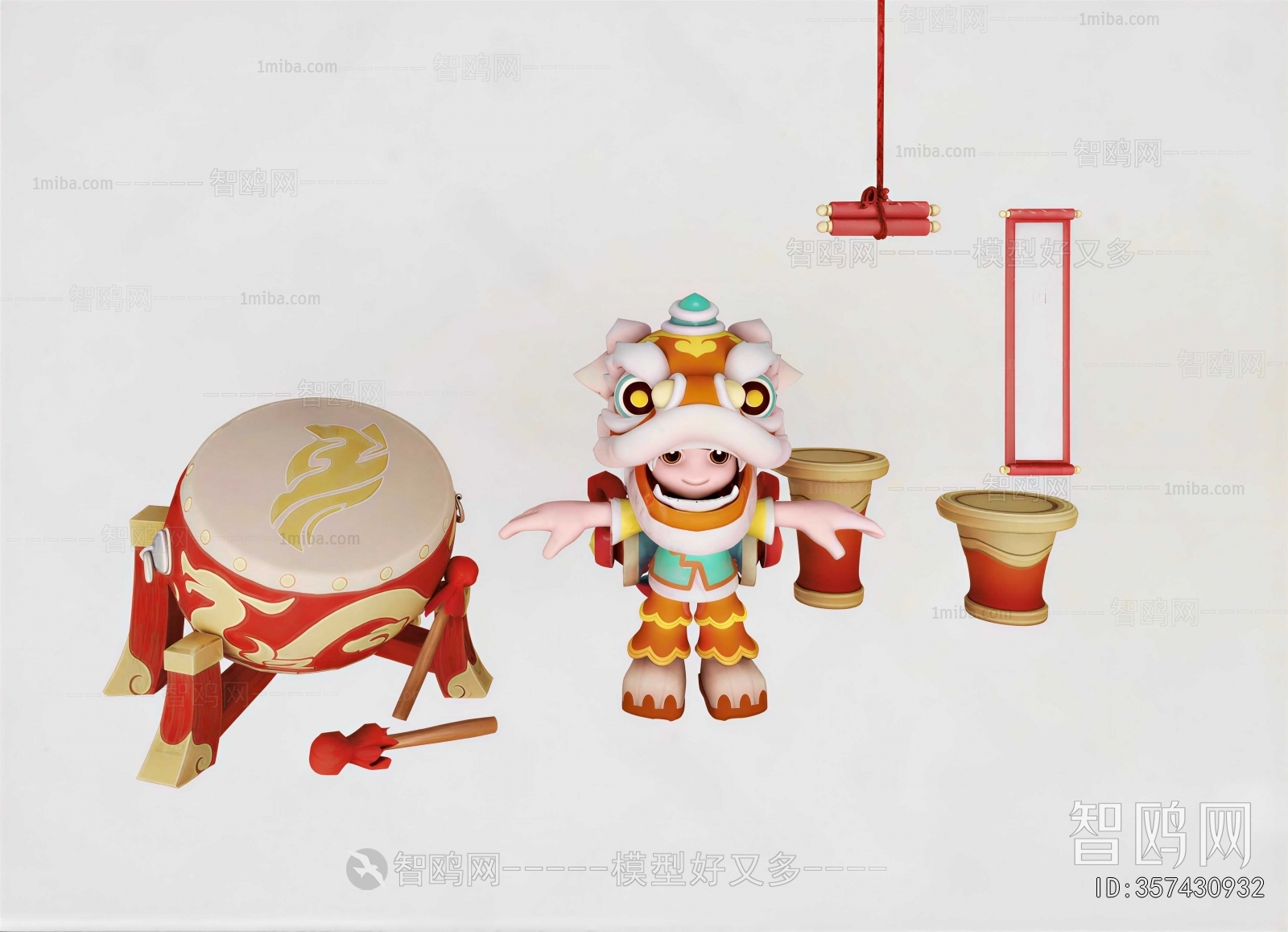 New Chinese Style Decorative Set