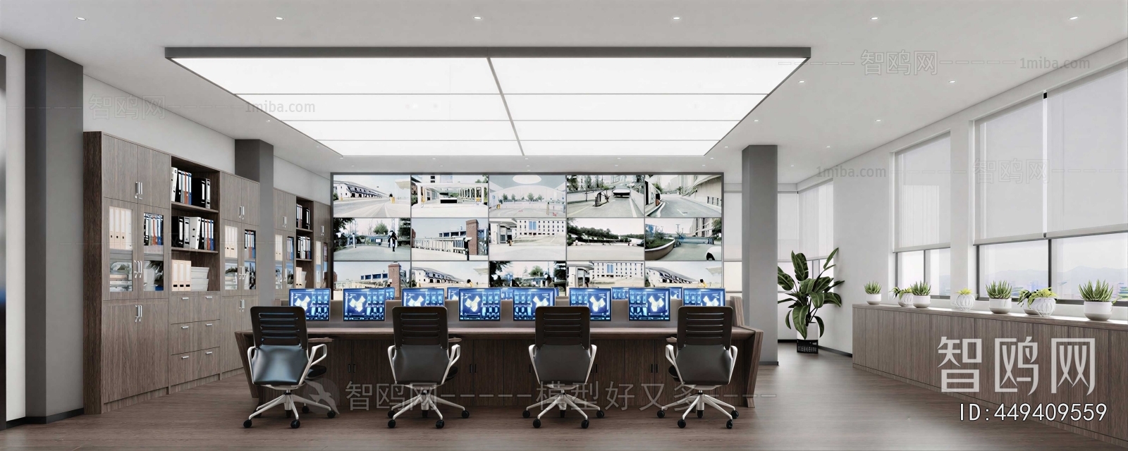 Modern Monitor Room