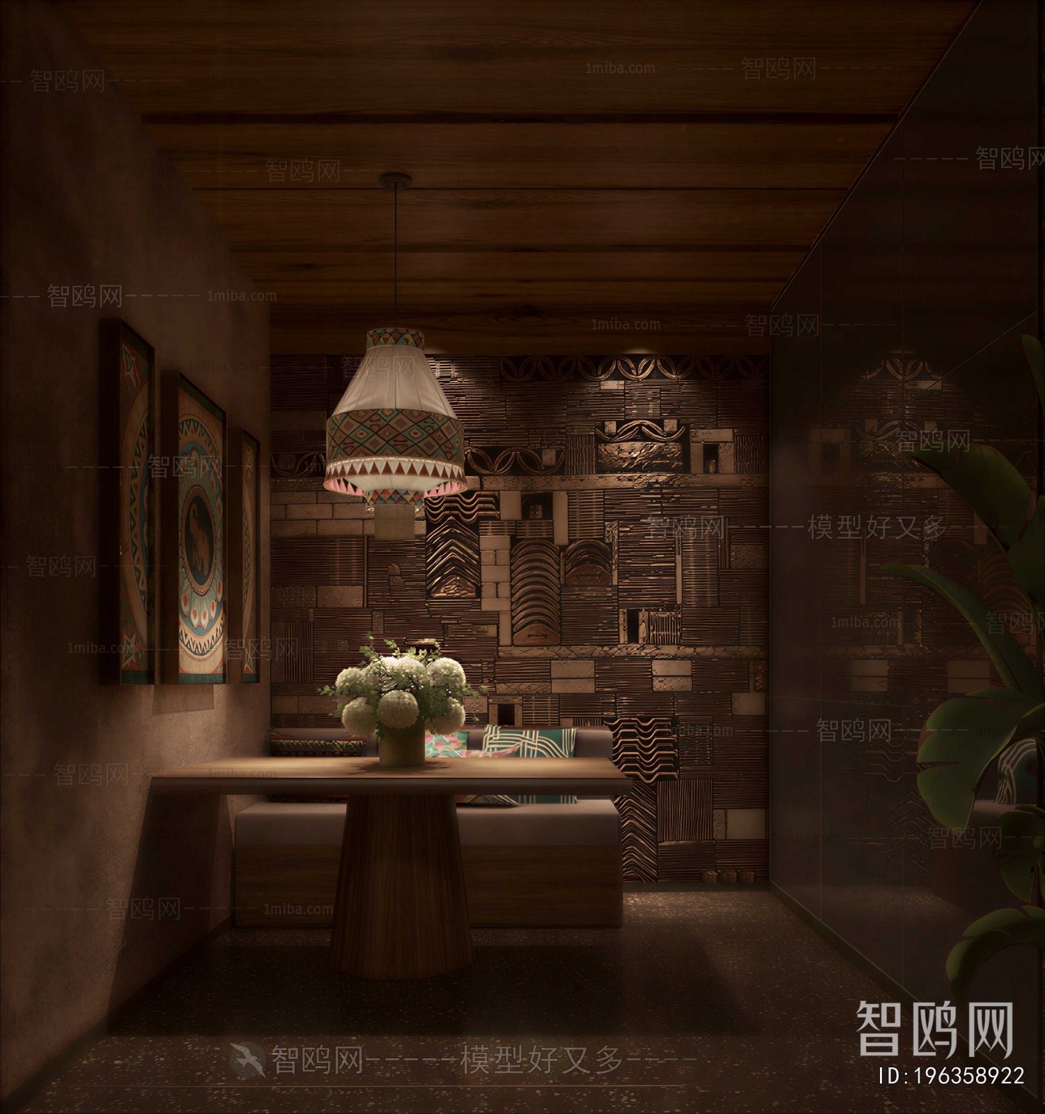 Retro Style Restaurant Box