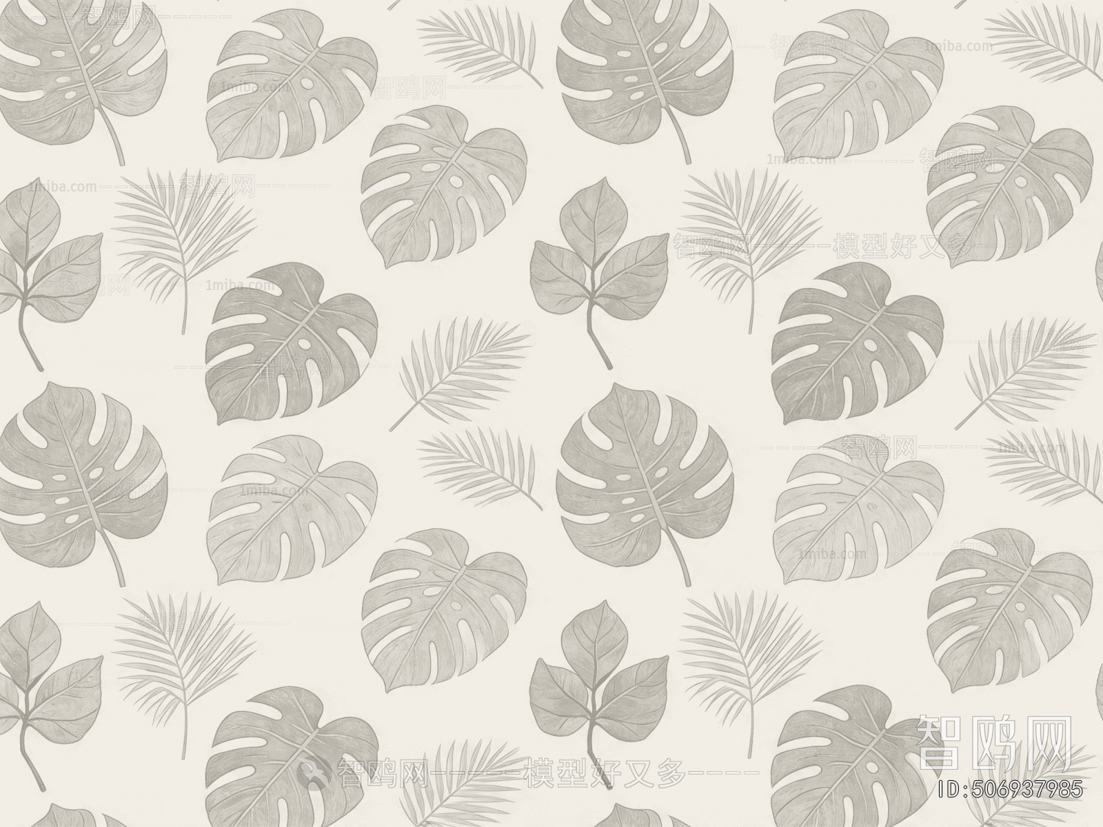 Animal And Plant Pattern Wallpaper