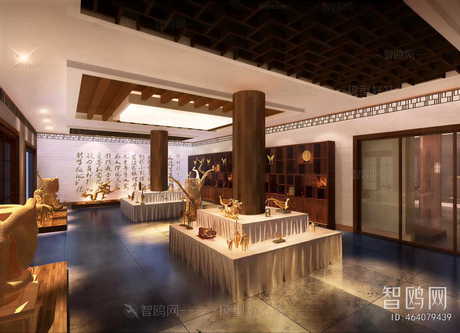New Chinese Style Exhibition Hall