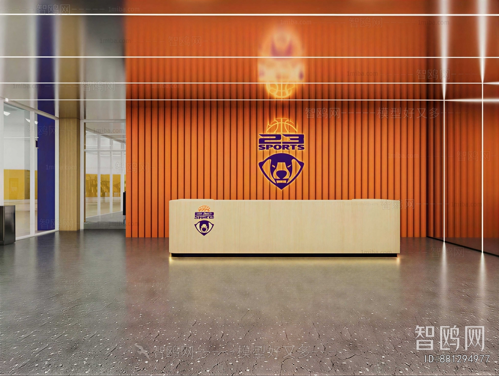 Modern Indoor Stadium