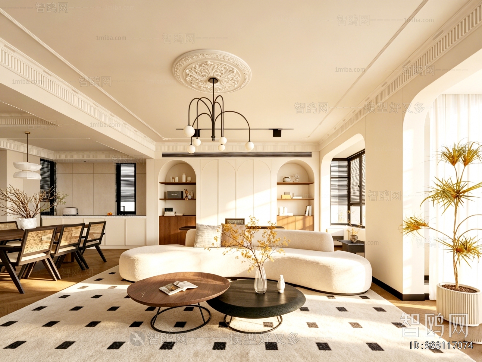 French Style A Living Room
