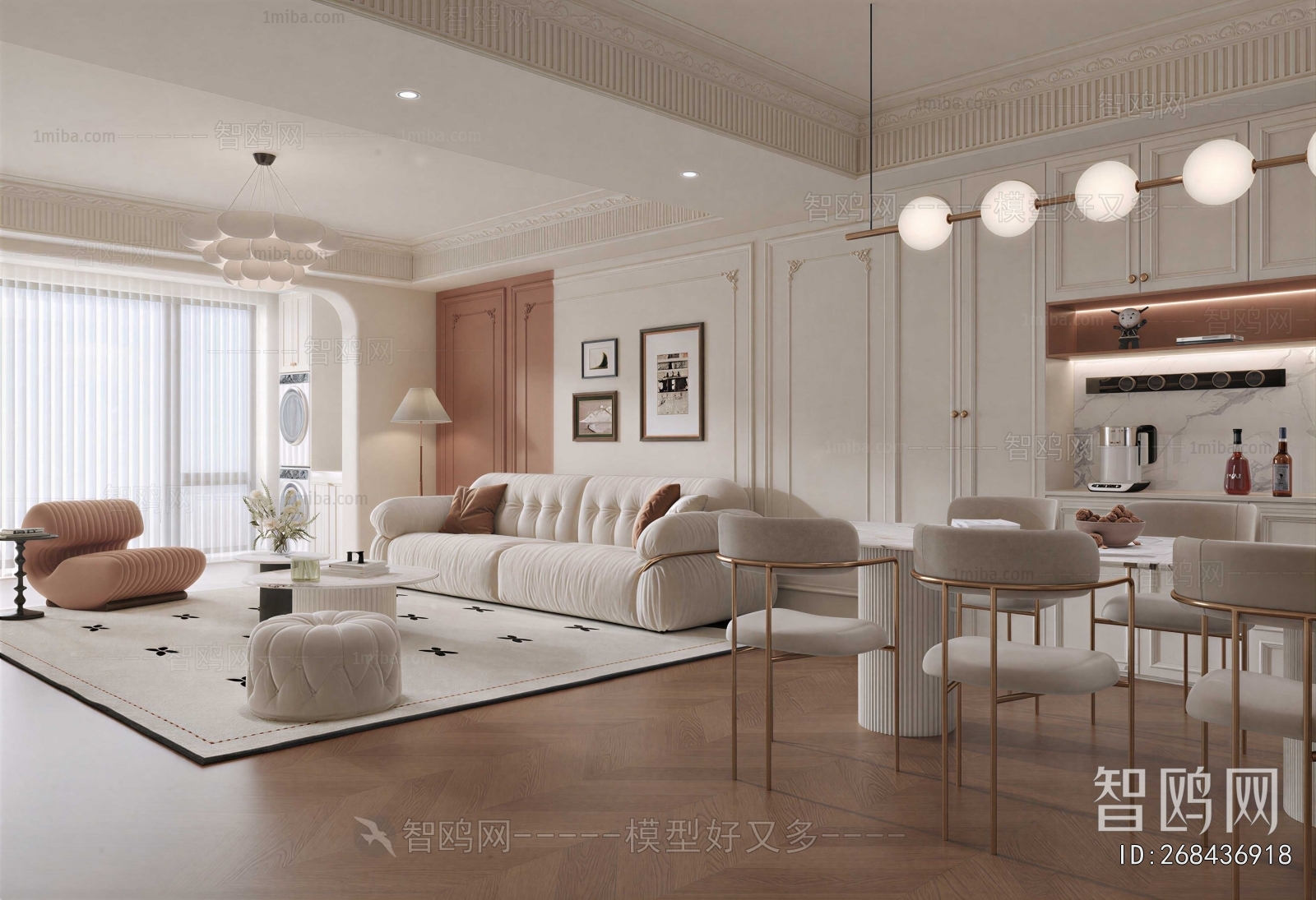 French Style A Living Room