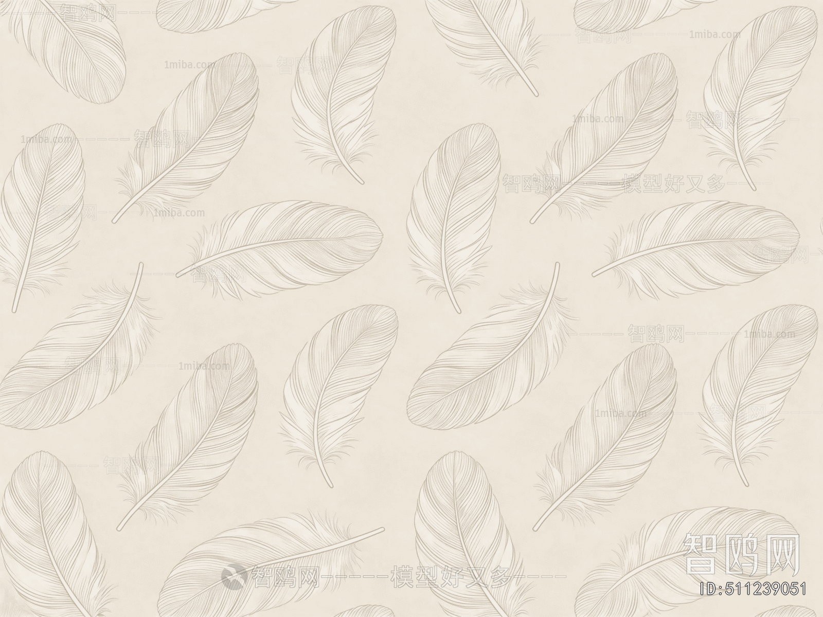 Animal And Plant Pattern Wallpaper