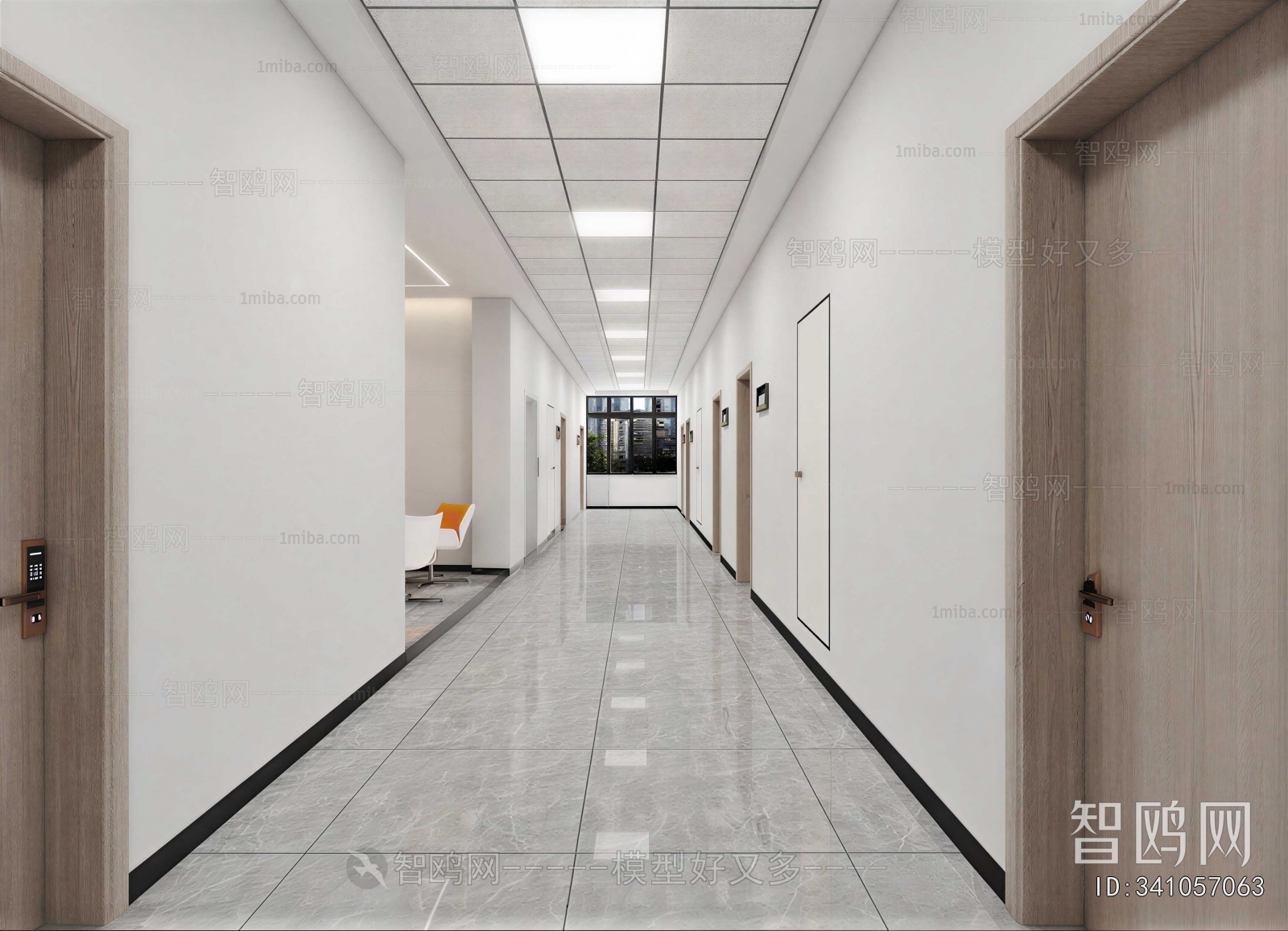 Modern Office Aisle