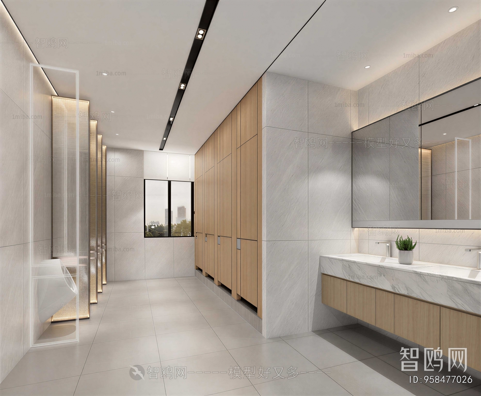 Modern Public Toilet