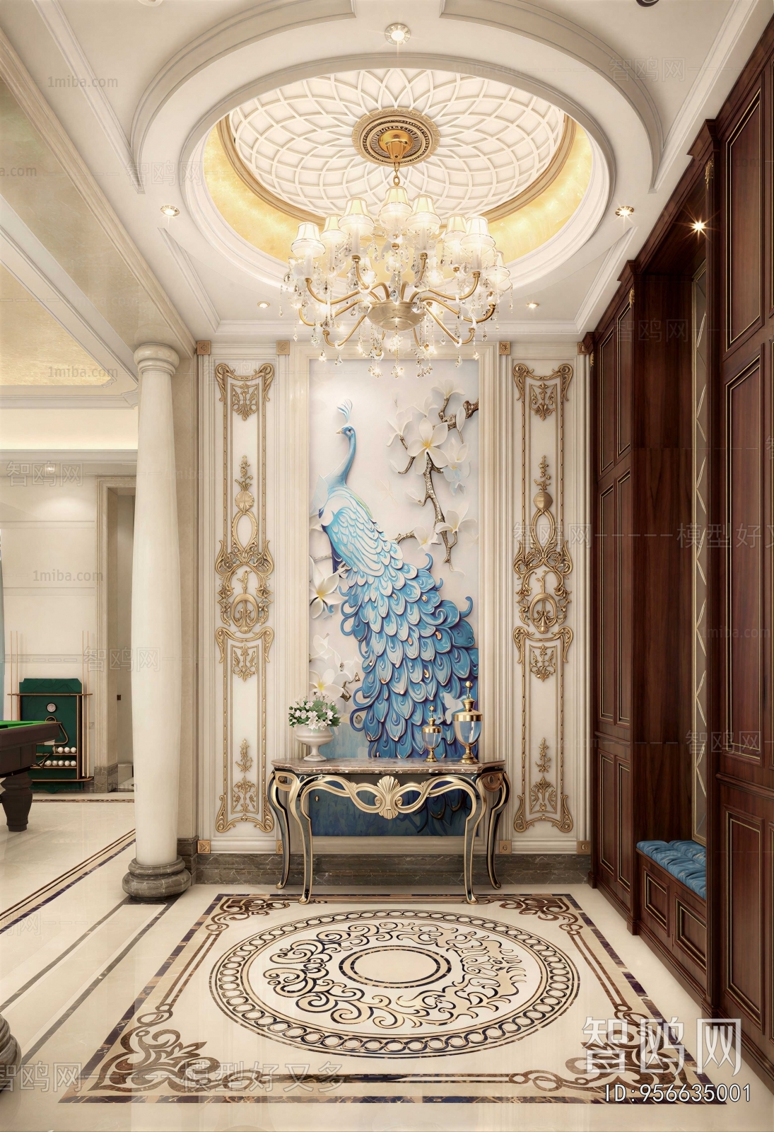 European Style Hallway