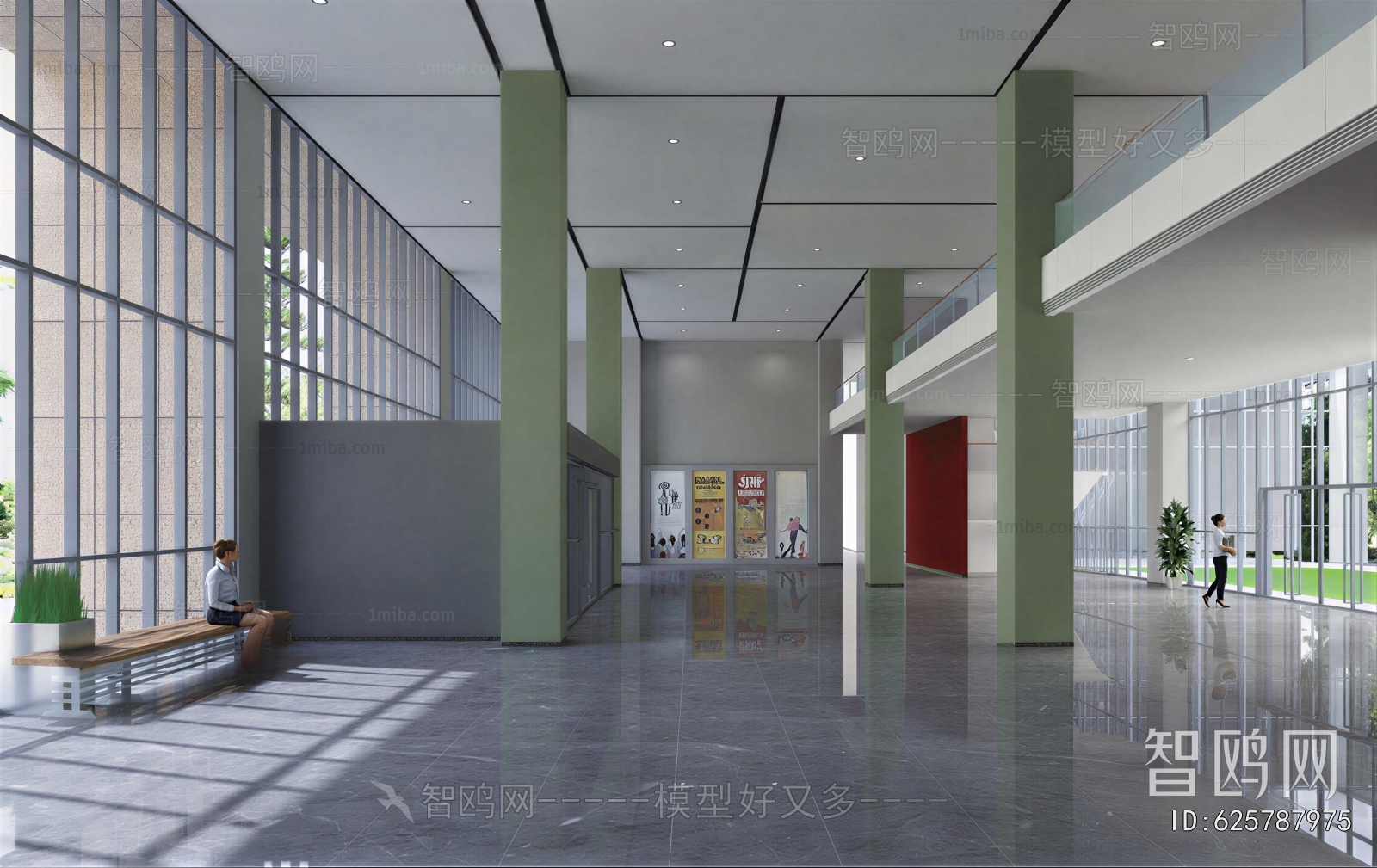 Modern Office Reception Desk