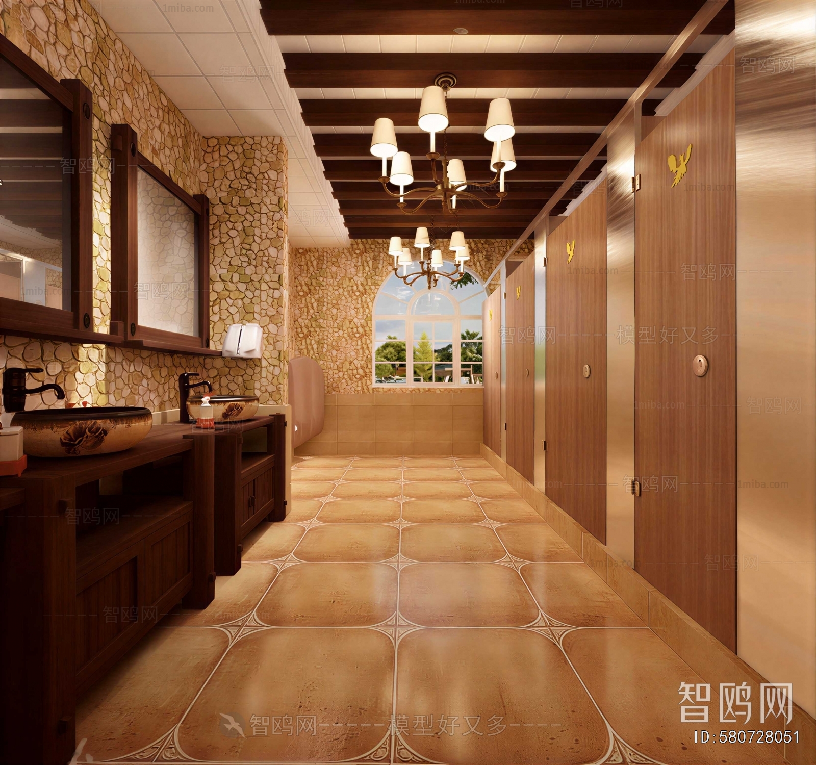 Modern Public Toilet