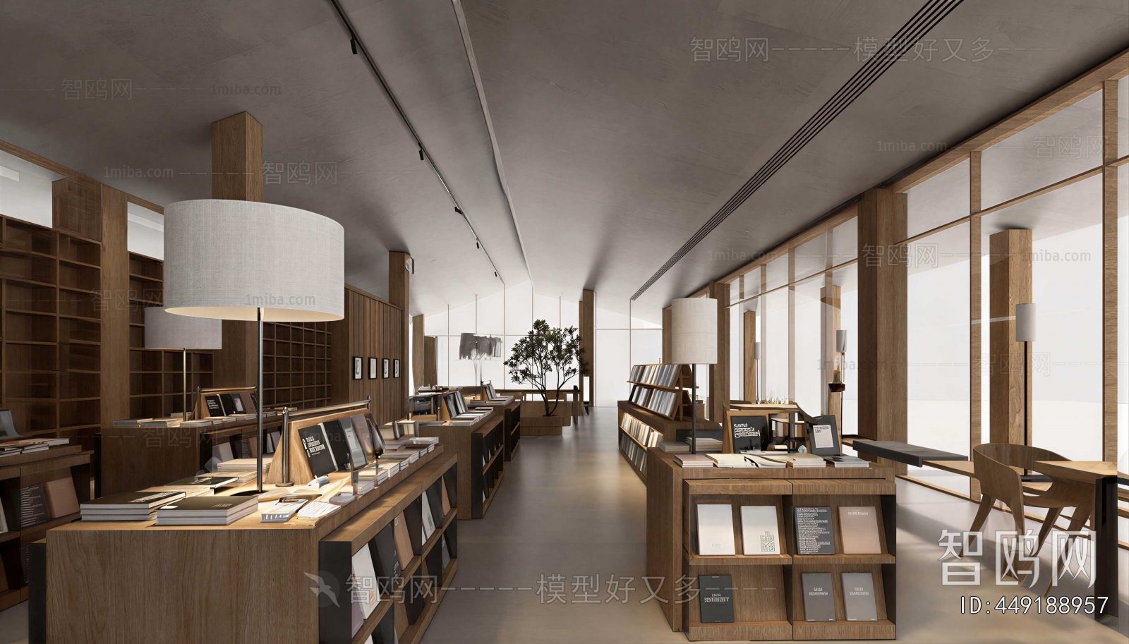 Modern Bookstore Book Bar
