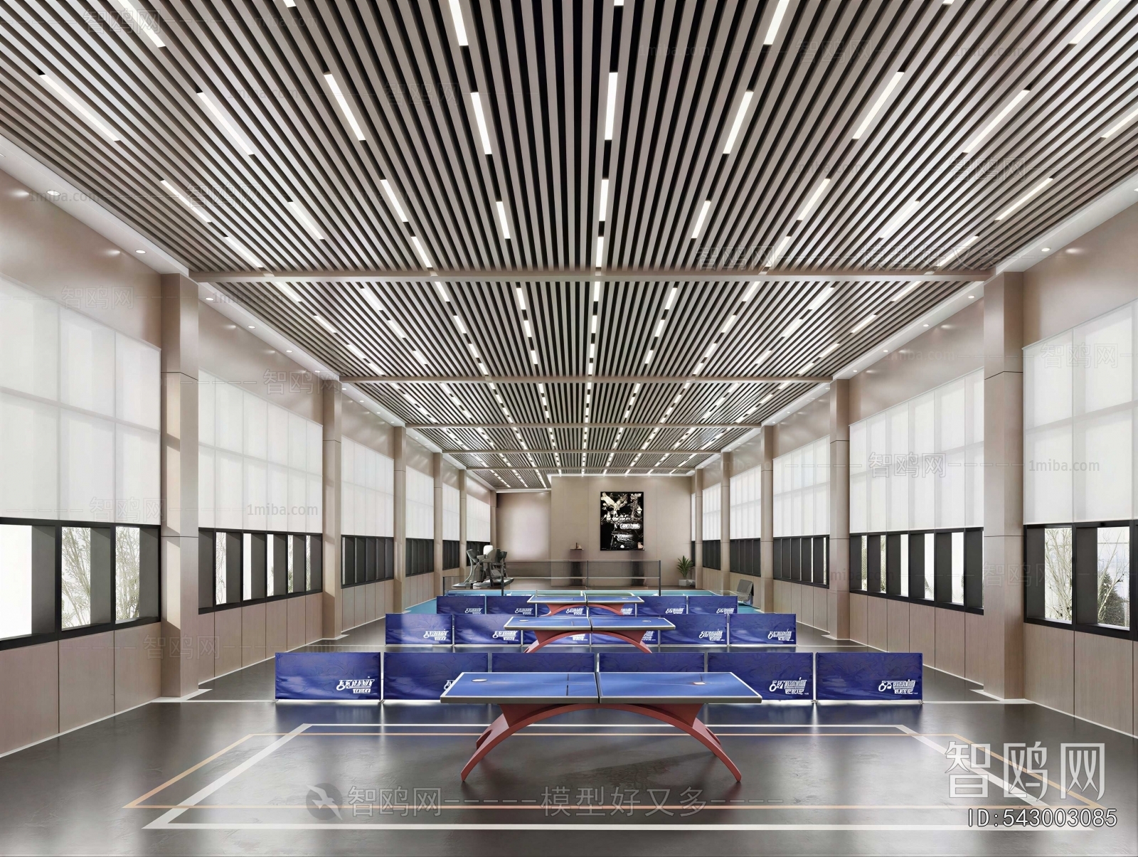 Modern Table Tennis Arena
