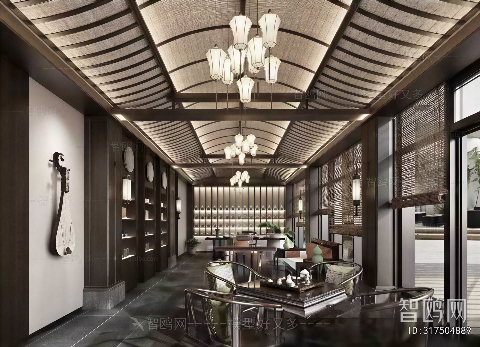 New Chinese Style Teahouse Tea House