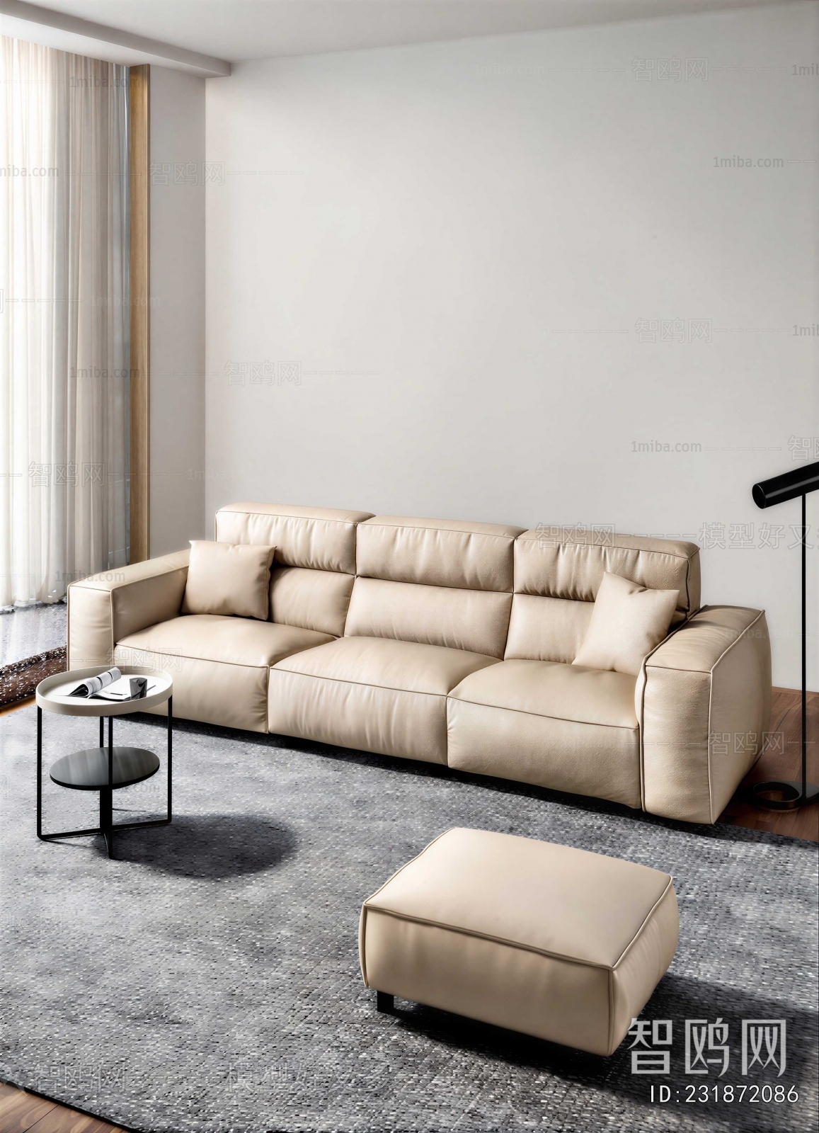Modern Three-seat Sofa